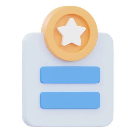 Rating  3D Icon