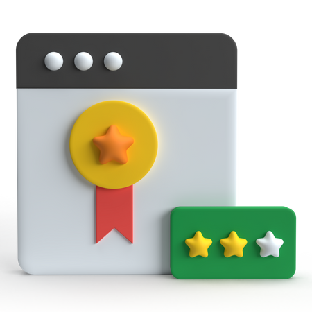 Rating  3D Icon