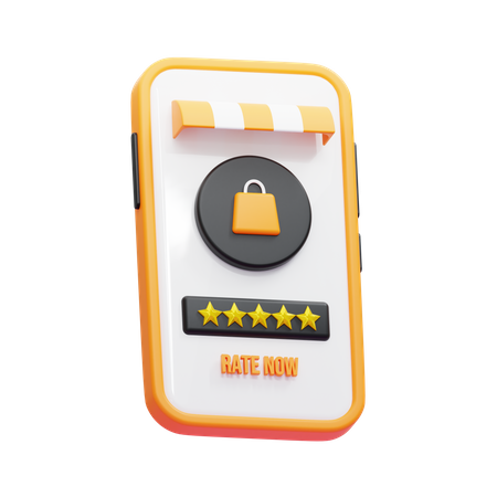 RATING  3D Icon