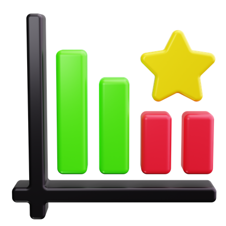 Rating Bar  3D Icon