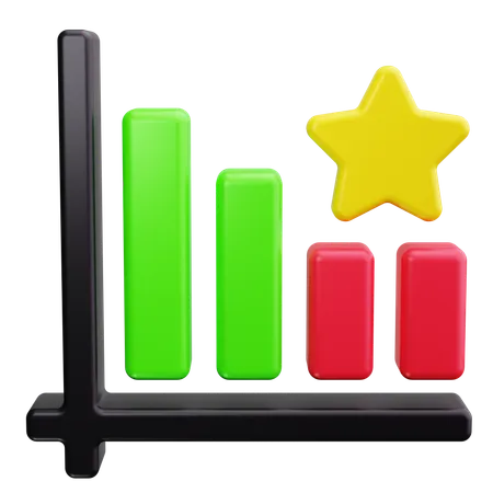 Rating Bar  3D Icon