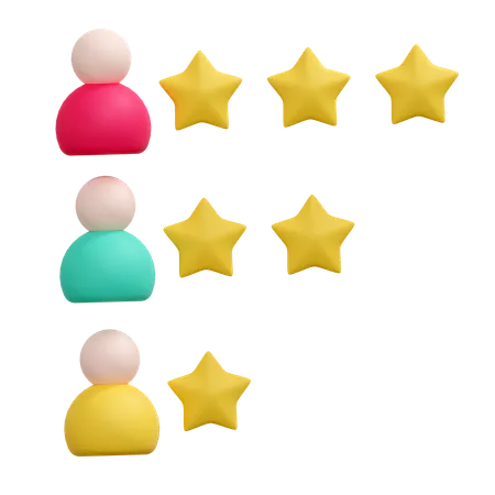 후보 평가  3D Icon
