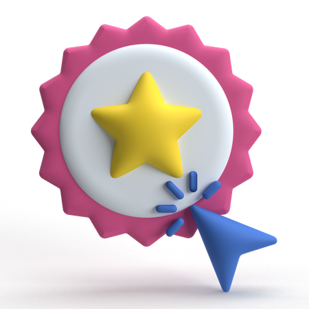 Rating Click  3D Icon