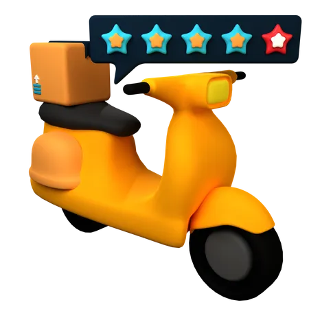 Rating Delivery  3D Icon