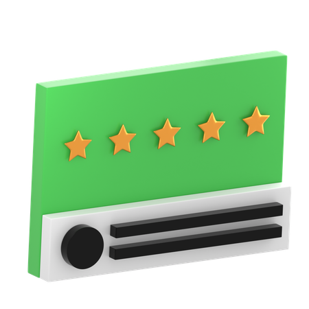 RATING FEEDBACK  3D Icon