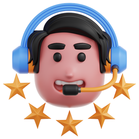 Rating Helpdesk  3D Icon