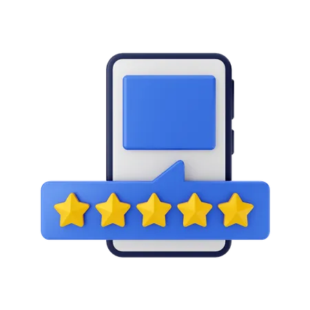 Rating Message  3D Illustration