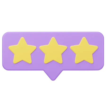 Rating Message 3 D Illustration 3D Icon