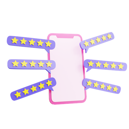 Rating Review  3D Icon
