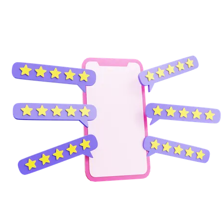 Rating Review  3D Icon