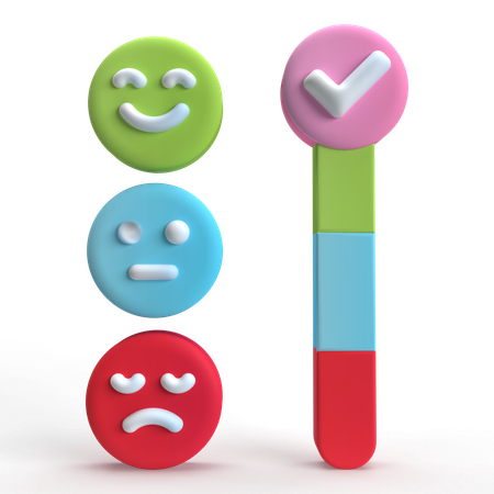 Rating Scale  3D Icon