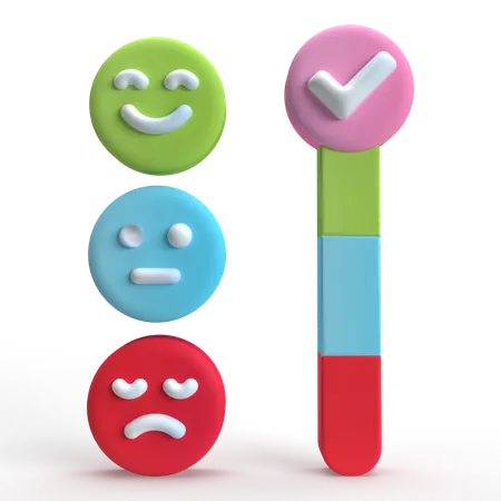 Rating Scale  3D Icon