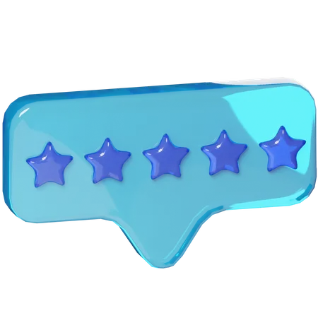 Rating Star  3D Icon