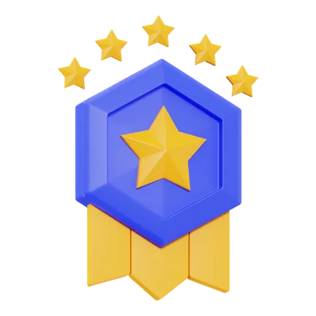 Rating Star  3D Icon