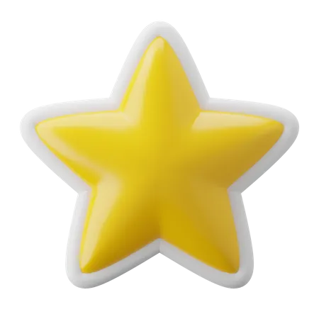 Rating Star  3D Icon