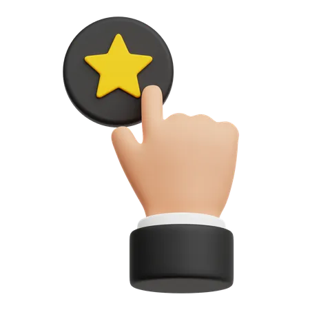 Rating Star  3D Icon