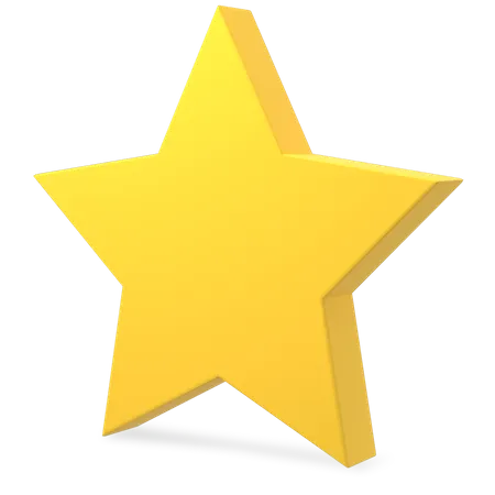 Rating Star  3D Illustration