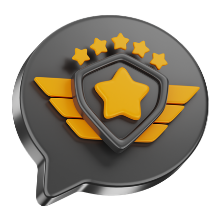 Rating Star  3D Icon