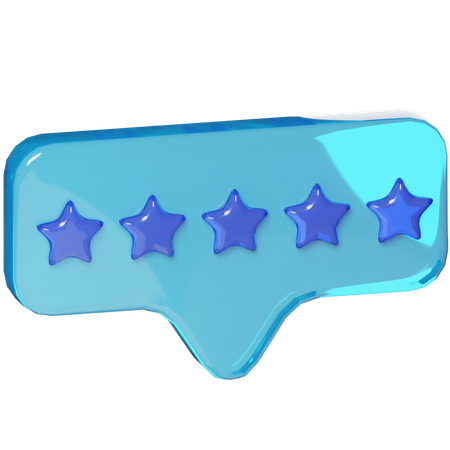 Rating Star  3D Icon