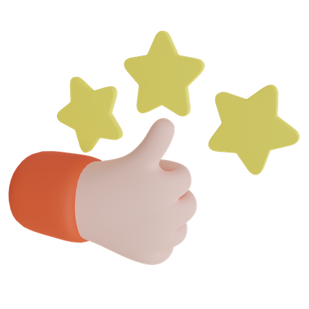 Rating Stars  3D Icon