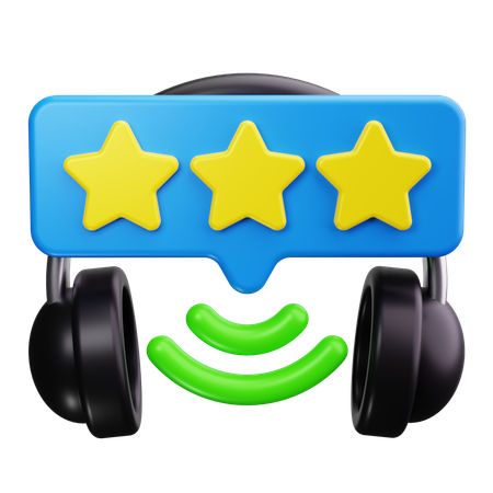 Rating Stars  3D Icon