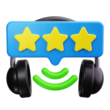 Rating Stars  3D Icon