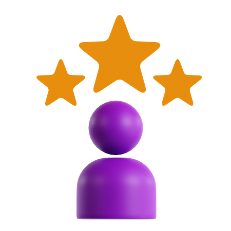 Rating Stars  3D Icon