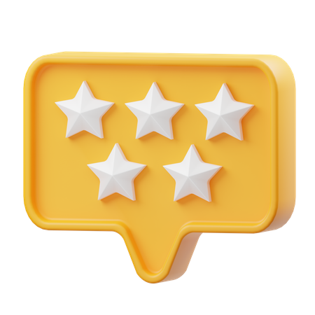 Rating Stars  3D Icon