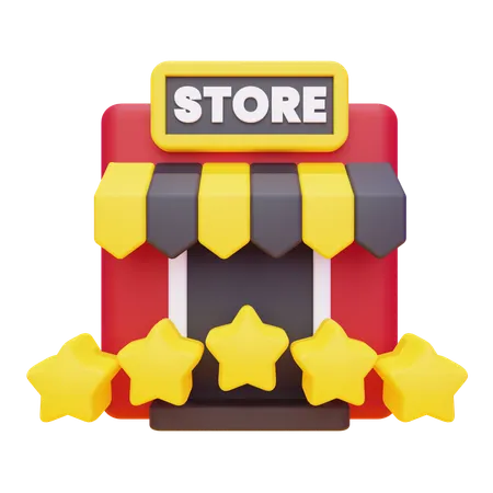 Rating Store  3D Icon