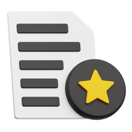 Rating Survey  3D Icon