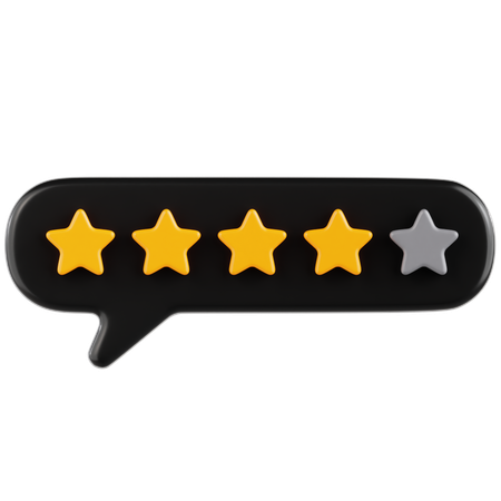 Ratings Chat 4  3D Icon