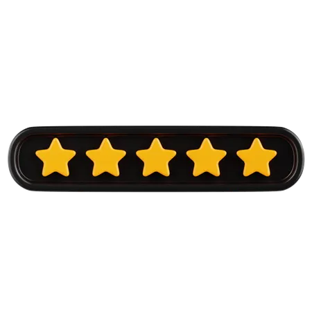 Ratings Feedback 5  3D Icon