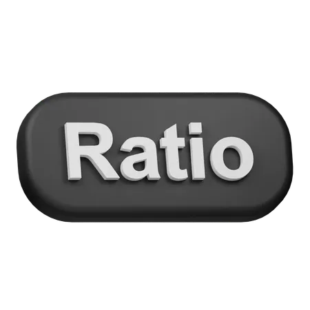 Ratio  3D Icon