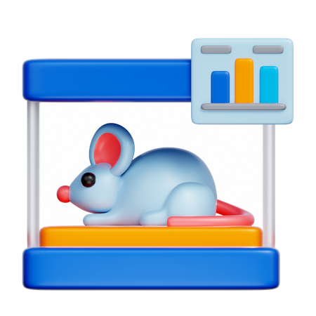 Rato de laboratório  3D Icon