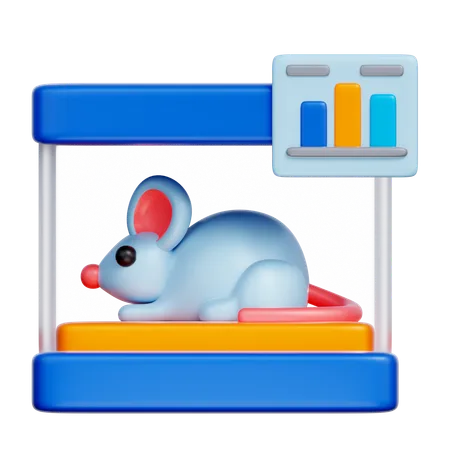 Rato de laboratório  3D Icon