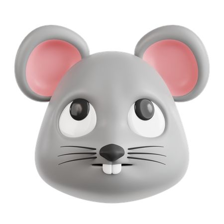 Rato pensando  3D Icon