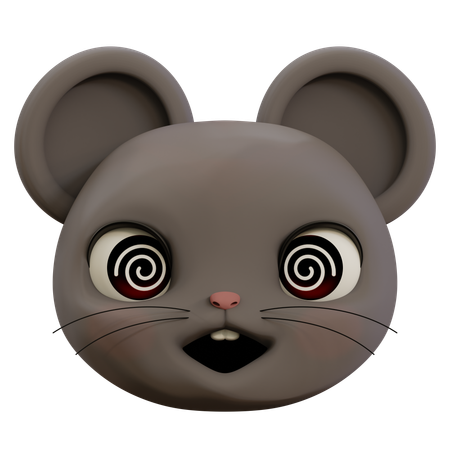 Emoji de ratón mareado  3D Icon