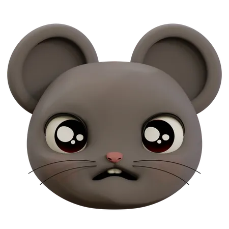 Emoji de ratón triste  3D Icon