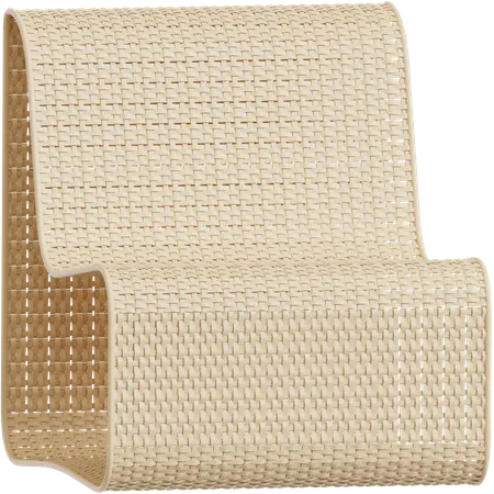 Rattan Lounge Chair  3D Icon