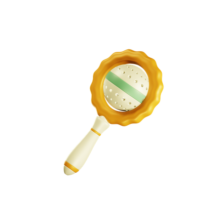 Rattle  3D Icon