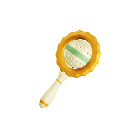 Rattle  3D Icon