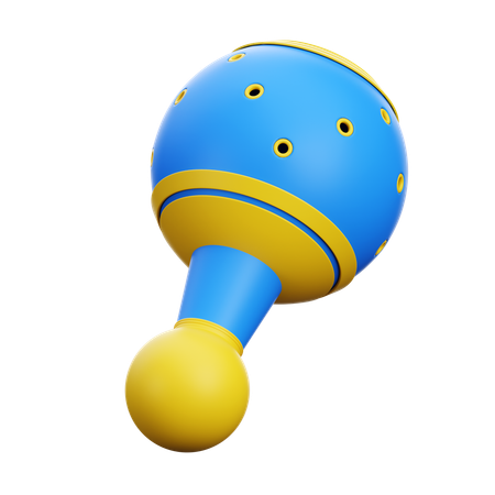 Rattle  3D Icon