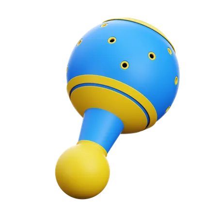 Rattle  3D Icon