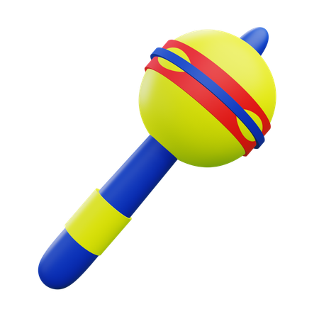 Rattle  3D Icon