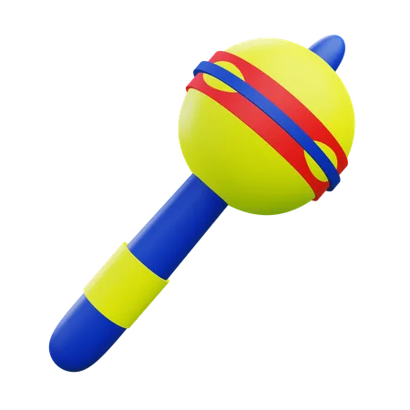 Rattle  3D Icon