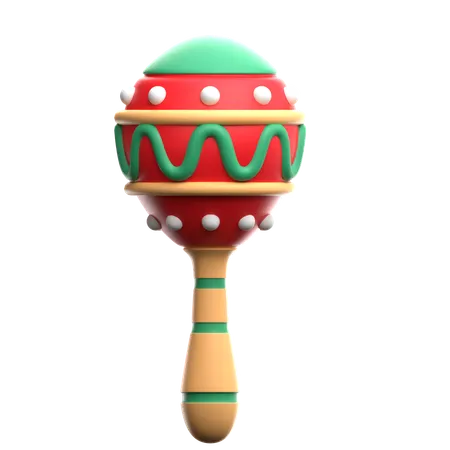 Rattle  3D Icon