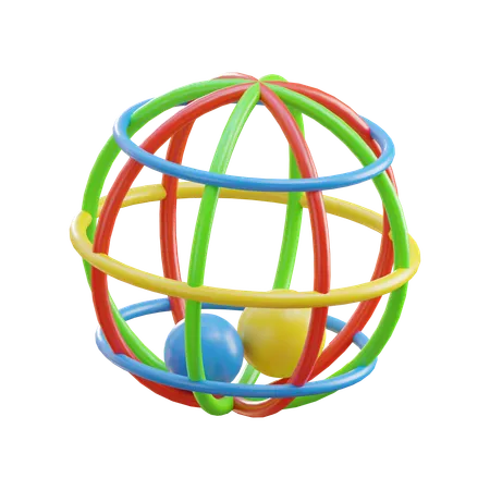 Rattle Ball  3D Icon