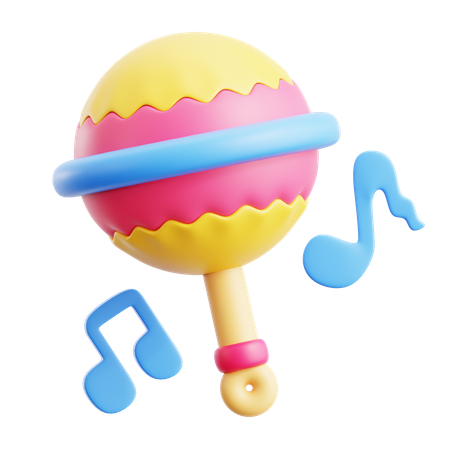 Rattle Crib  3D Icon