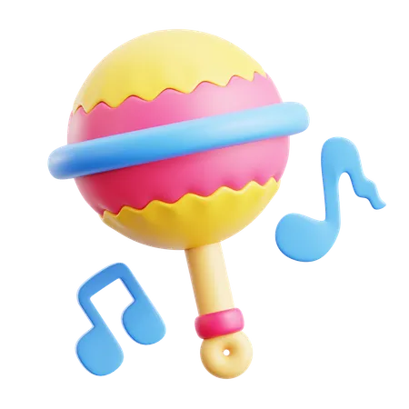 Rattle Crib  3D Icon