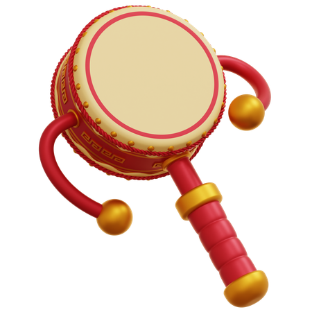 ラトルドラム  3D Icon